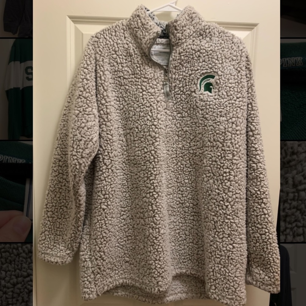 Michigan State University Sherpa Quarter Zip
